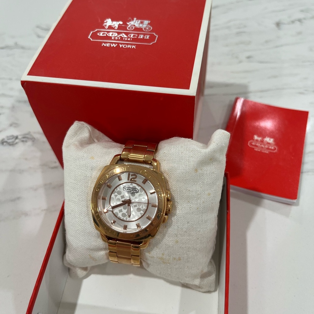 Coach Women's Watch - Gold / Rose Gold